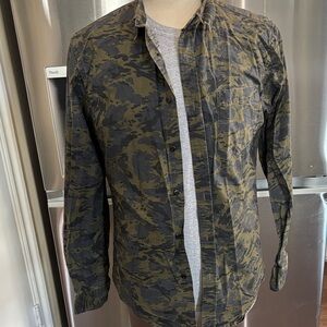 Cactus Camouflage Button Down Shirt